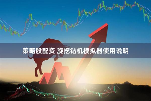 策略股配资 旋挖钻机模拟器使用说明